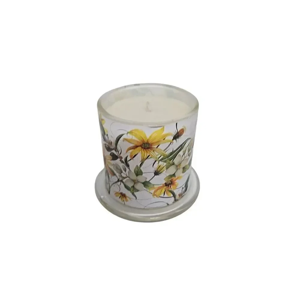 Michel Design Works Bright Daisy Cloche Soy Candle , New with Tags